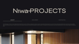 Web design for Niwa Projects